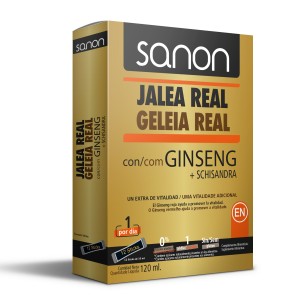 SANON Jalea Real + Ginseng ZERO 10 ampollas de 10 ml