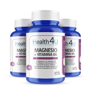 H4U Magnesio + vitamina B6 60 comprimidos pack 3