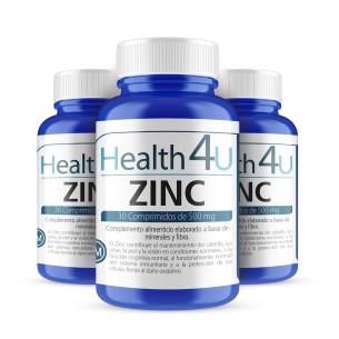 H4U Zinc 30 comprimidos pack 3