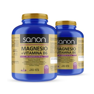 SANON Magnesio + Vitamina B6 180 comprimidos pack 2