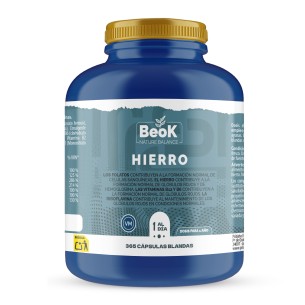 BEOK Hierro 365 cápsulas blandas