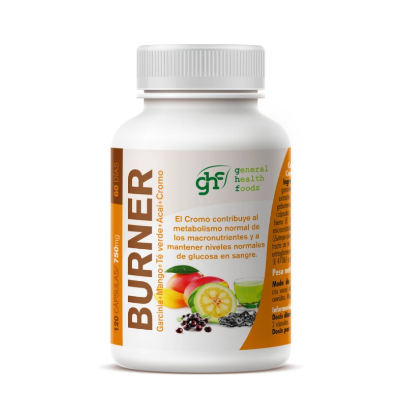 GHF Burner 120 cápsulas de 750 mg