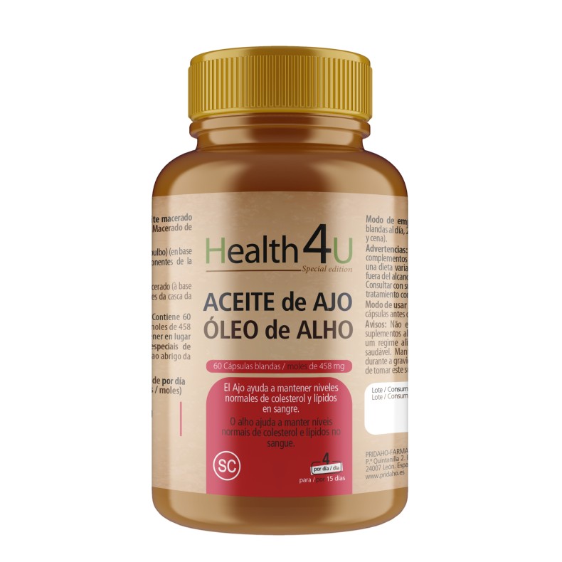 H4U Aceite de ajo 60 cápsulas blandas special edition