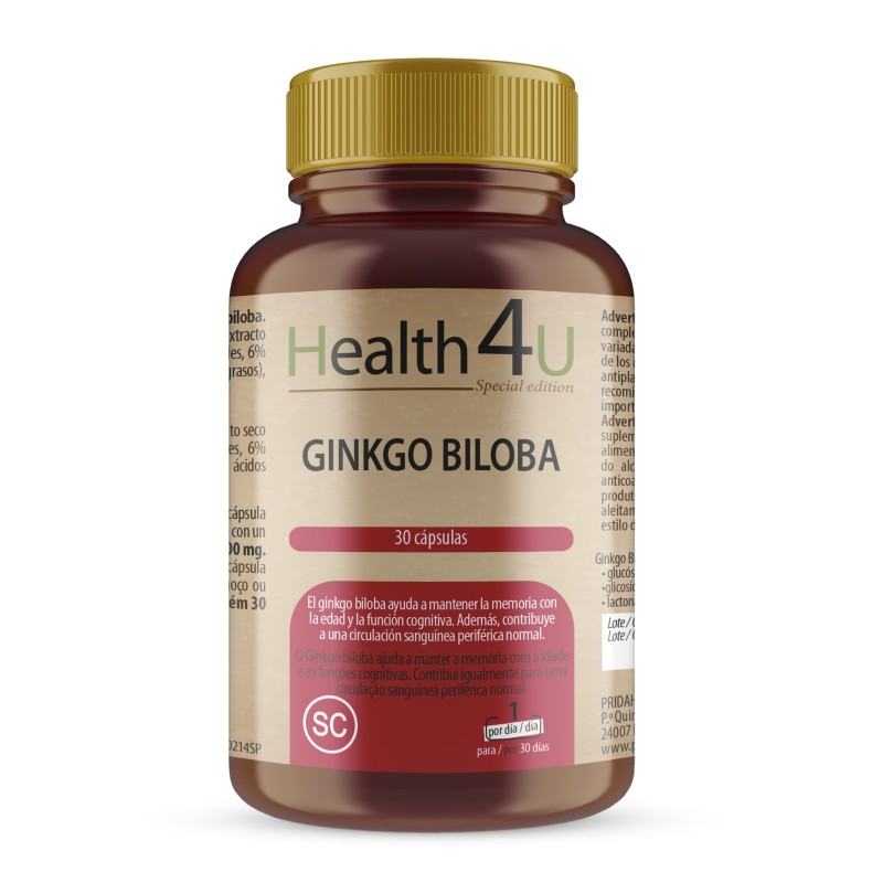 H4U Ginkgo biloba 100 comprimidos special edition