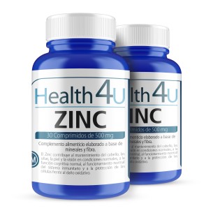 H4U Zinc 30 comprimidos pack 2