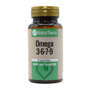 NATURTIERRA Omega 3,6,7,9 45 cápsulas blandas