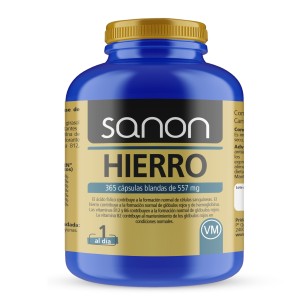 SANON Hierro 365 cápsulas blandas