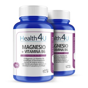 H4U Magnesio + vitamina B6 60 comprimidos pack 2