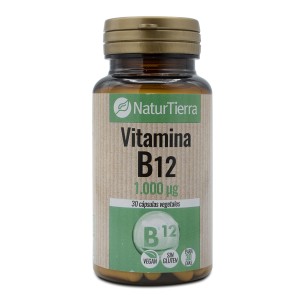 NATURTIERRA Vitamina B12 30 cápsulas vegetales