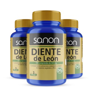 SANON Diente de León 100 comprimidos Pack 3