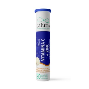 SALURIS Vitamina C + zinc 20 comprimidos efervescentes