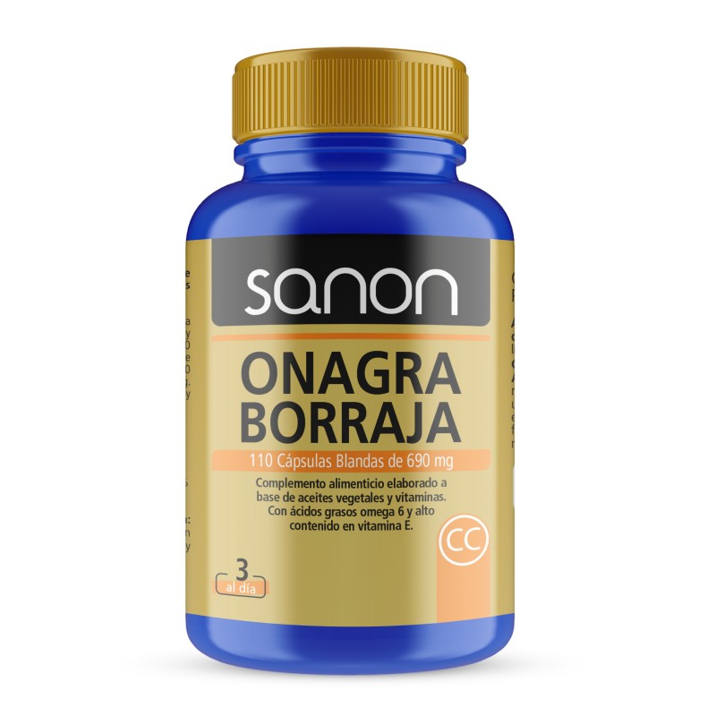 SANON aceite de Onagra-Borraja 110 perlas