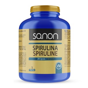 SANON Spirulina 280 cápsulas vegetales