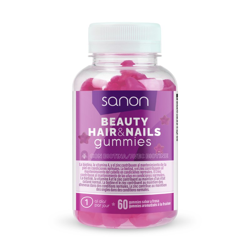 SANON Beauty, Hair & Nails gummies 60 gominolas