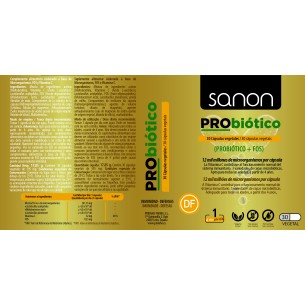 SANON Probiótico 30 cápsulas vegetales 2