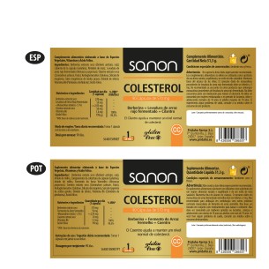 SANON Colesterol (Bergamota + Cilantro) 90 cápsulas 2