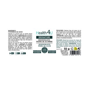 H4U DEONATURE Desodorante Piedra de Alumbre 55g 2