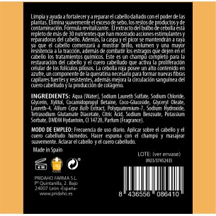 XENSIUM Nature Champú con extracto de Cebolla 500 ml 2