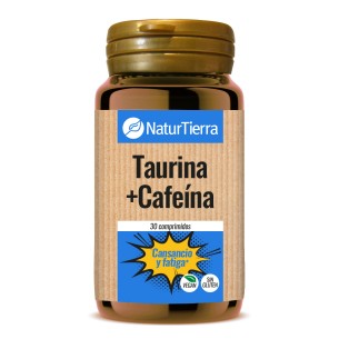 NATURTIERRA Taurina + Cafeína 30 comprimidos