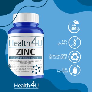 H4U Zinc 30 comprimidos pack 2 2