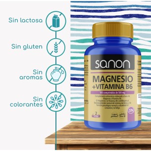 SANON Magnesio + Vitamina B6 180 comprimidos pack 2 2