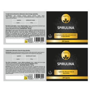 PHYTOFARMA Spirulina 280 cápsulas vegetales 2