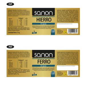 SANON Hierro 120 cápsulas 2