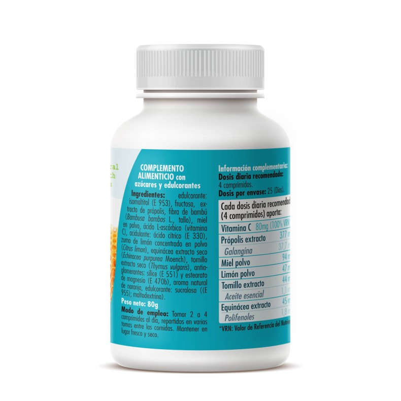 GHF Própolis complex forte 100 comprimidos masticables