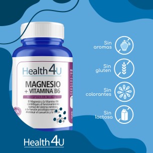 H4U Magnesio + vitamina B6 60 comprimidos pack 3 2