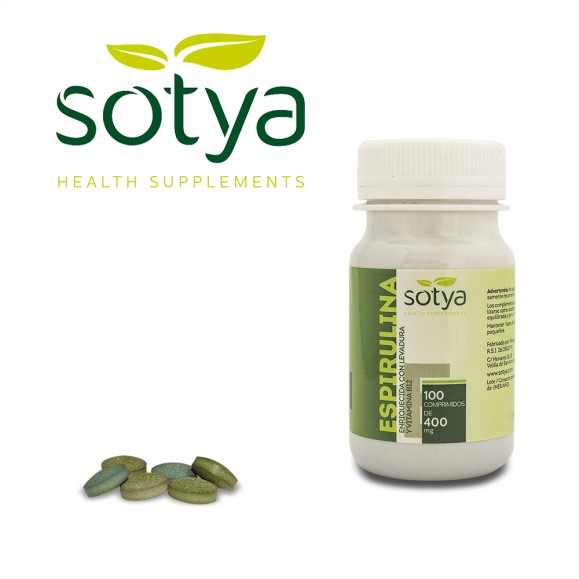 SOTYA Espirulina 100 comprimidos 400 mg