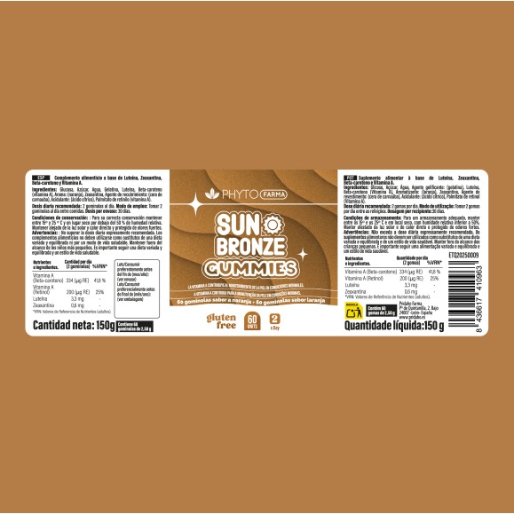 PHYTOFARMA Sun Bronze 60 gummies