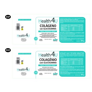 H4U Colágeno + glucosamina en polvo 200 g 2