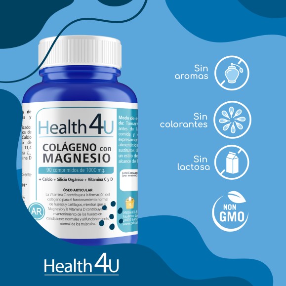 H4U Colágeno con Magnesio 90 comprimidos