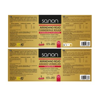 SANON Arándano Rojo 365 comprimidos 2