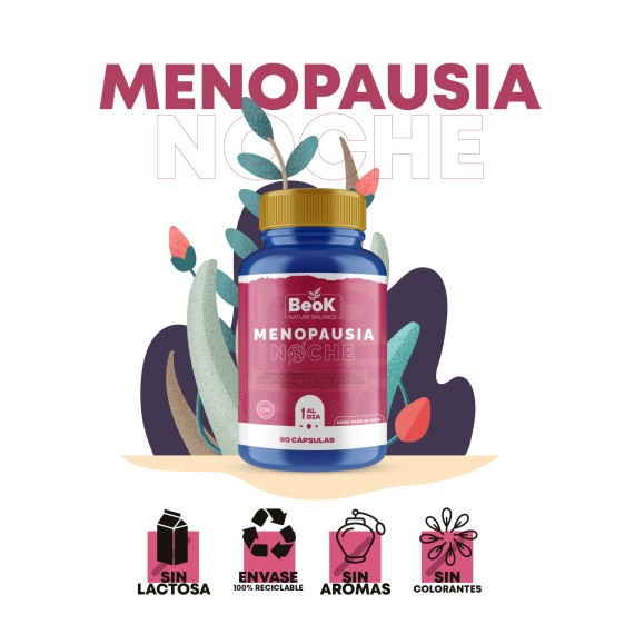 BEOK Menopausia Noche 90 cápsulas
