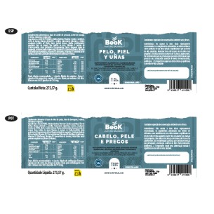 BEOK Pelo, Piel y Uñas 365 cápsulas blandas 2