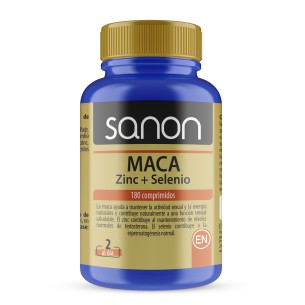 SANON Maca, Zinc + Selenio 180 comprimidos