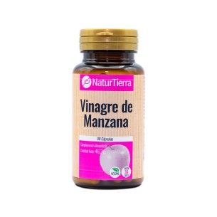 NATURTIERRA Vinagre de manzana 90 cápsulas vegetales