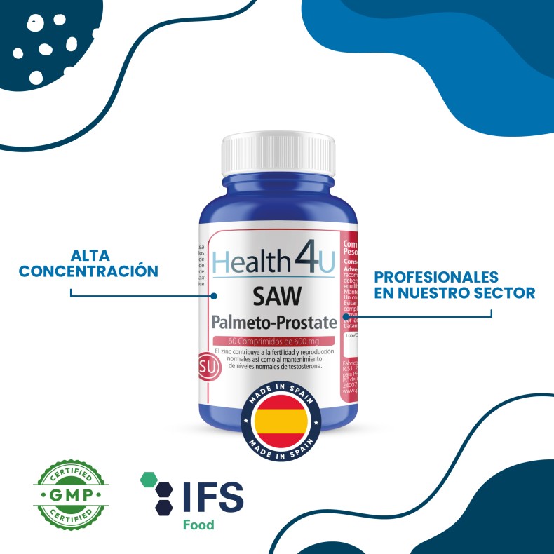 H4U Saw Palmeto-Prostate 60 comprimidos pack 2