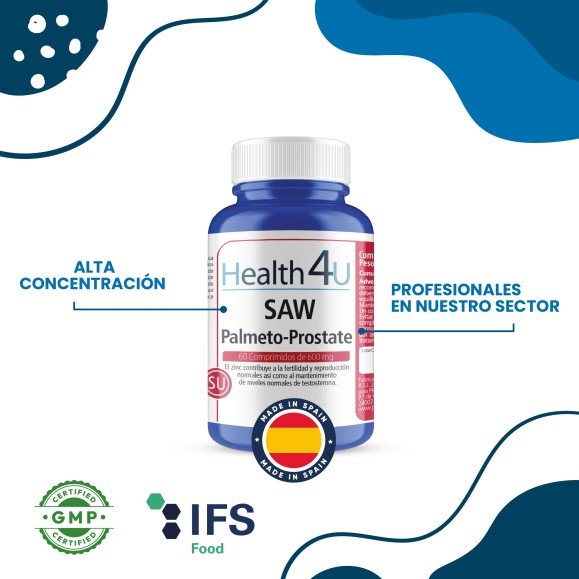 H4U Saw Palmeto-Prostate 60 comprimidos pack 2