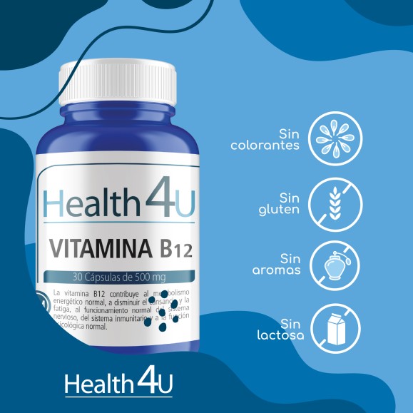 H4U Vitamina B12 30 cápsulas pack 2