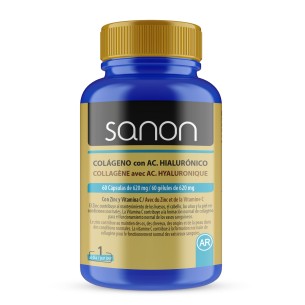 SANON Colágeno + Ácido Hialurónico 60 cápsulas