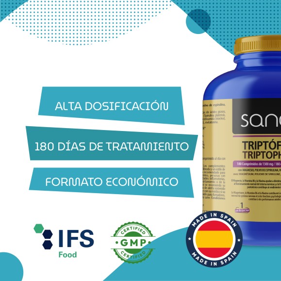 SANON Triptófano 180 comprimidos