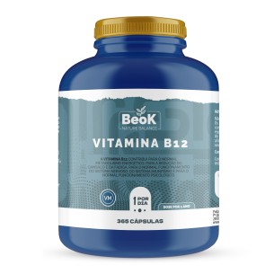 BEOK Vitamina B12 365 cápsulas