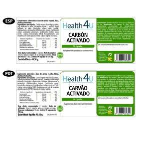 H4U Carbón Activado 90 cápsulas 2