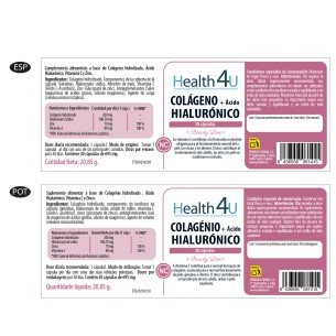 H4U Colágeno + Ácido hialurónico 30 cápsulas 2