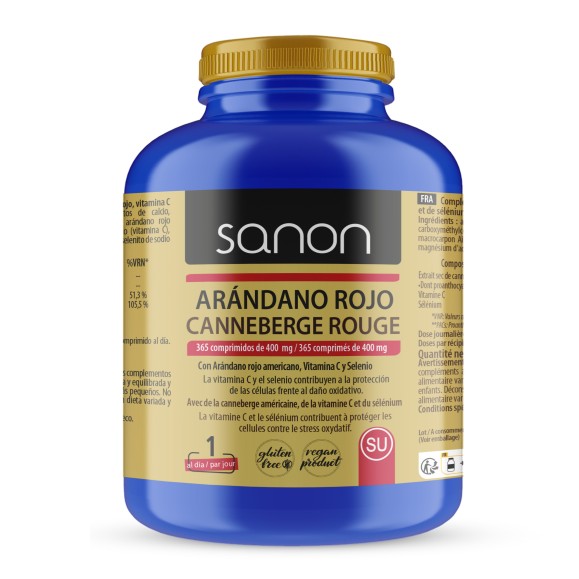 SANON Arándano Rojo 365 comprimidos