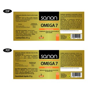 SANON Omega 7 120 cápsulas blandas 2