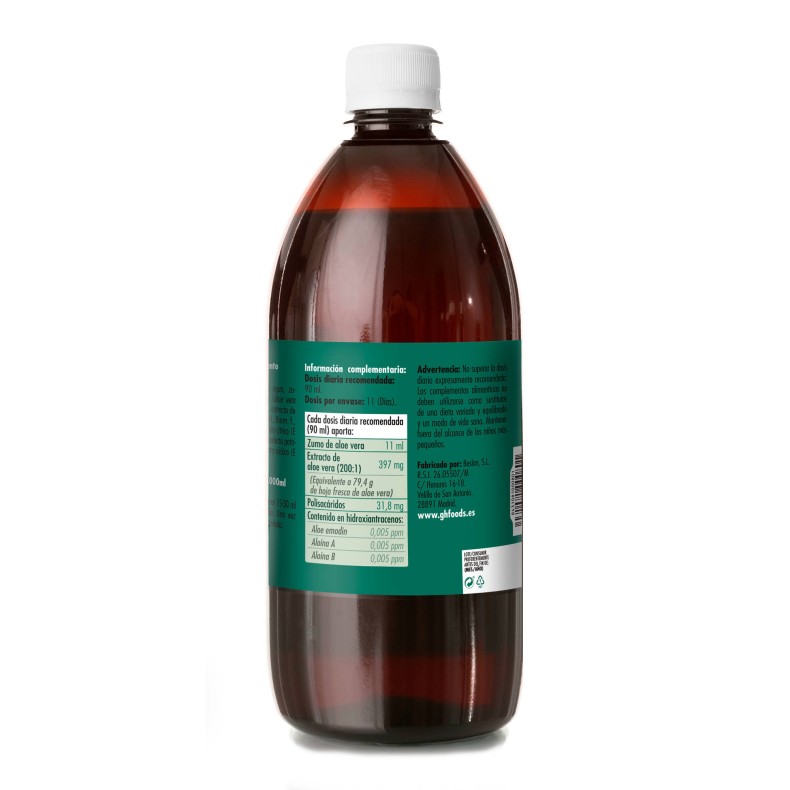 GHF Bebida de aloe vera 1000 ml