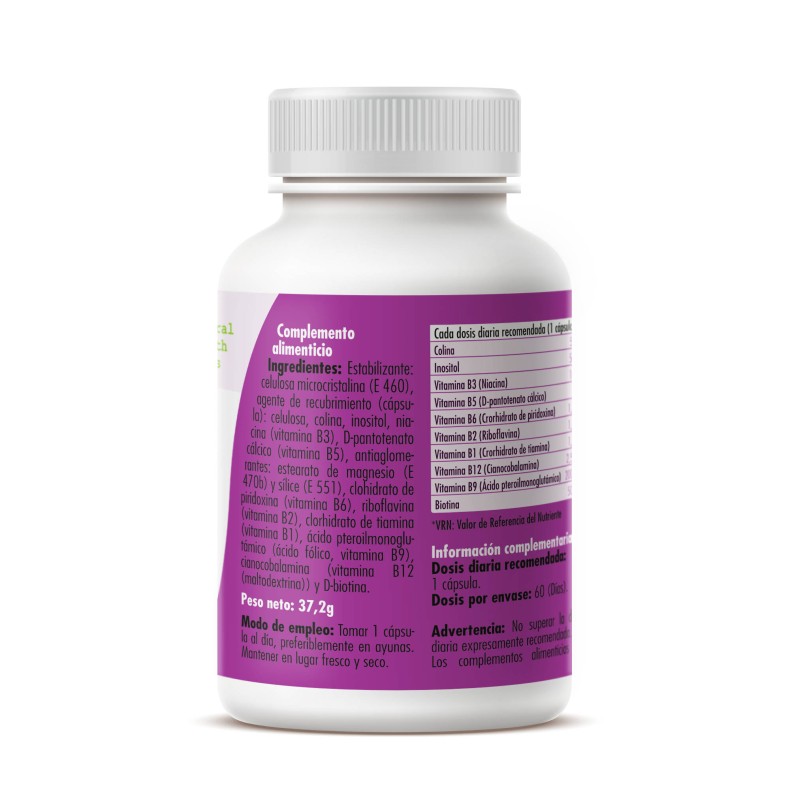 GHF Complejo B 60 cápsulas vegetales
